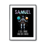 Affiche Prénom Samuel Univers - Planetee