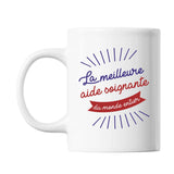 Mug Aide soignante Femme Métier Meilleure de France - Planetee