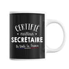 Mug Homme Secrétaire Meilleur de France | Tasse Noire métier - Planetee