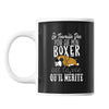 Mug Boxer Je travaille dur - Planetee