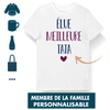 Cadeau Élu(e) Meilleur (e) Membre Famille Personnalisable - Planetee