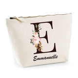 Trousse Emmanuelle Lettre fleur - Planetee