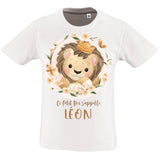 Affiche Bébé Enfant Petit Roi Lion Prénom Personnalisable - Planetee