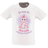 Affiche Bébé Enfant Meilleure Famille Licorne Personnalisable Fille - Planetee