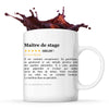 Mug Maitre de stage avis métier Homme - Planetee