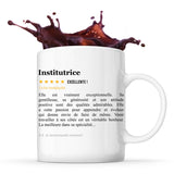 Mug Institutrice avis métier Femme - Planetee