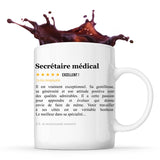 Mug Secrétaire médical avis métier Homme - Planetee