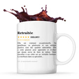 Mug Retraitée avis métier Femme - Planetee