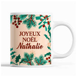 Tasse Noël Nathalie Beige - Planetee