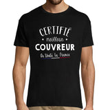 T-shirt Homme Couvreur Meilleur de France - Planetee