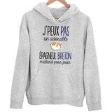 Sweat à Capuche Épagneul Breton | Je peux pas - Planetee