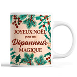 Tasse Noël Dépanneur homme Beige - Planetee