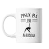 Mug Aérobique j'peux pas Blanc - Planetee