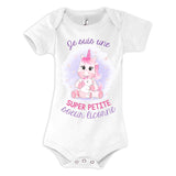 Body bébé Meilleure Petite Soeur Licorne - Planetee