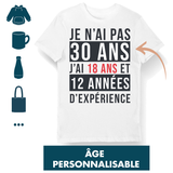 Cadeau Expérience Âge Personnalisable - Planetee