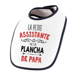 Bavoir bébé fille La Petite Assistante de la Plancha de Papa - Planetee