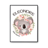 Affiche Eleonore Bébé d'amour Koala - Planetee