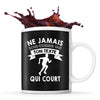Mug personnalisable Course à pied Prénom Femme Métier Age pour Coureuse - Planetee