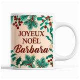 Tasse Noël Barbara Beige - Planetee