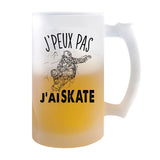 Chope de bière Skate j'peux pas - Planetee