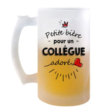 Chope de bière Petite Pinte d'un Collègue adoré - Planetee