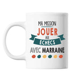 Mug Ma mission Échecs avec Marraine - Planetee