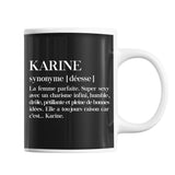 Mug Karine Définition Déesse - Planetee