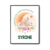 Affiche Syrine Adorable bébé quand je dors Lapin - Planetee