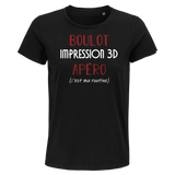 T-shirt femme Impression 3d C'est ma Routine - Planetee