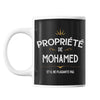 Mug Propriété de Mohamed - Planetee