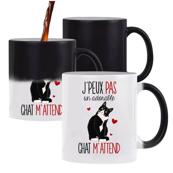 Mug magique J'peux pas Chat - Planetee