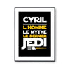 Affiche Cyril L'homme le mythe Le dernier - Planetee