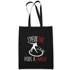 Sac Tote Bag Lancer Du Poids Je peux pas Noir - Planetee