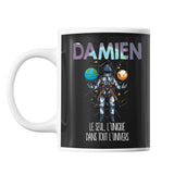 Mug Prénom Damien Univers - Planetee