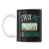 Mug Aquascaping j'peux pas Noir - Planetee