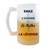 Chope de bière Emile Mythe Légende - Planetee