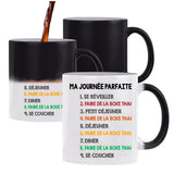 Mug magique Boxe Thaï Journée Parfaite - Planetee