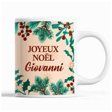 Tasse Noël Giovanni Beige - Planetee