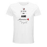 T-shirt Homme Ami d'amour - Planetee