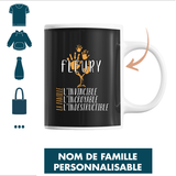 Mug Nom de Famille Arbre Généalogique Personnalisable - Planetee