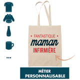 Tote Bag Fantastique Membre Famille / Métier Personnalisable - Planetee