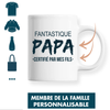 Mug Certifié(e) Meilleur(e) Membre Famille Personnalisable - Planetee
