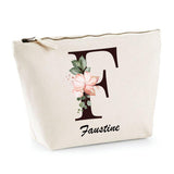 Trousse Faustine Lettre fleur - Planetee