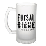 Chope de bière Futsal et bière - Planetee