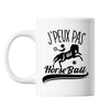 Mug Horseball j'peux pas Blanc - Planetee