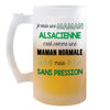 Chope de bière Maman Alsacienne Chauvine Sans Pression - Planetee
