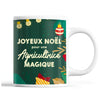 Tasse Noël Agricultrice femme Vert - Planetee