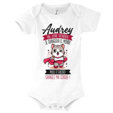 Body bébé Prénom Audrey Humour - Planetee