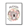 Affiche Alexia Bébé d'amour Koala - Planetee