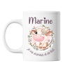 Mug Marine Amour et Biberon de Lait Vache - Planetee